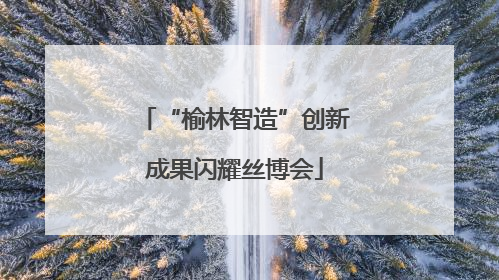 “榆林智造”创新成果闪耀丝博会