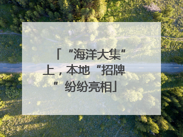 “海洋大集”上，本地“招牌”纷纷亮相