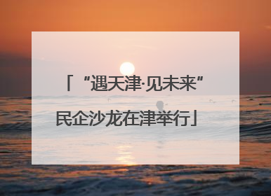 “遇天津·见未来”民企沙龙在津举行