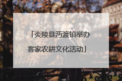 炎陵县沔渡镇举办客家农耕文化活动