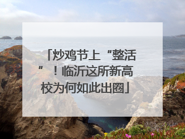 炒鸡节上“整活”！临沂这所新高校为何如此出圈