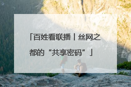 百姓看联播丨丝网之都的“共享密码”
