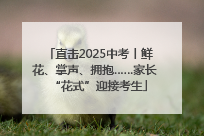 直击2025中考丨鲜花、掌声、拥抱……家长“花式”迎接考生