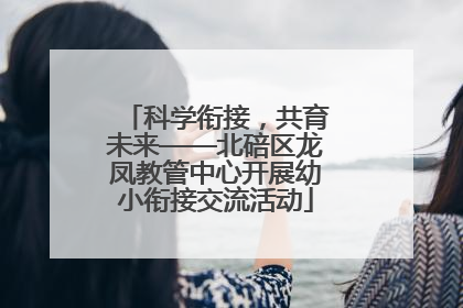 科学衔接，共育未来——北碚区龙凤教管中心开展幼小衔接交流活动