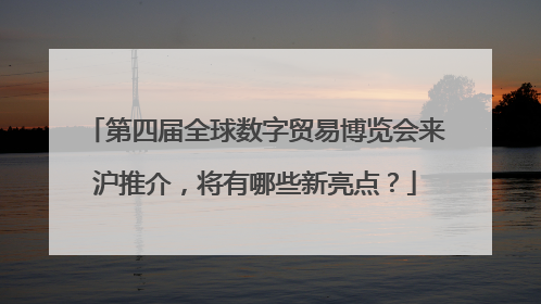 第四届全球数字贸易博览会来沪推介，将有哪些新亮点？