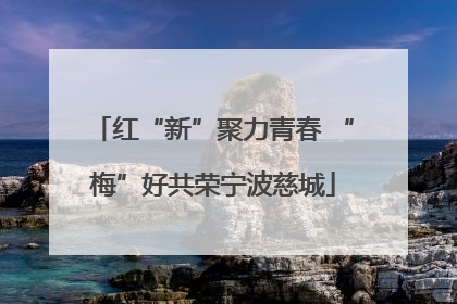 红“新”聚力青春 “梅”好共荣宁波慈城