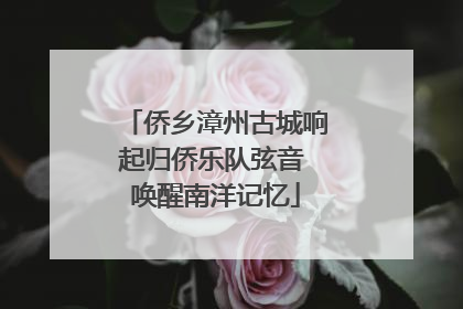 侨乡漳州古城响起归侨乐队弦音 唤醒南洋记忆