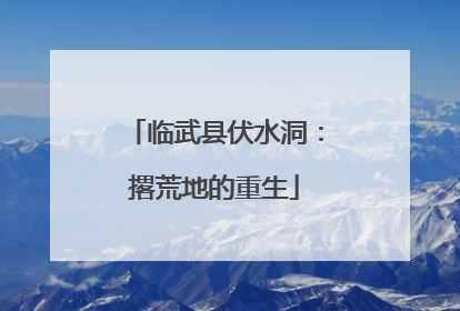 临武县伏水洞：撂荒地的重生
