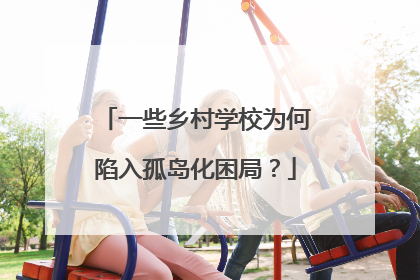 一些乡村学校为何陷入孤岛化困局？