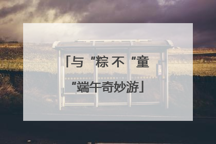 与“粽 不“童“端午奇妙游