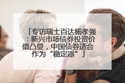 专访瑞士百达杨孝强：新兴市场债券投资价值凸显，中国债券适合作为“稳定器”