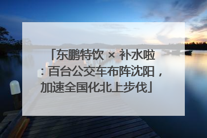 东鹏特饮 × 补水啦：百台公交车布阵沈阳，加速全国化北上步伐
