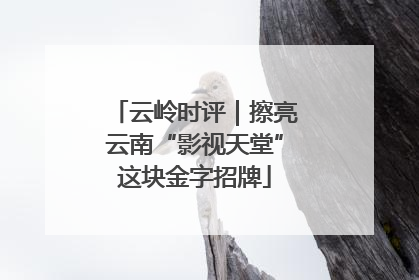 云岭时评｜擦亮云南“影视天堂”这块金字招牌