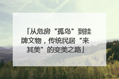 从危房“孤岛”到挂牌文物，传统民居“来其美”的变美之路