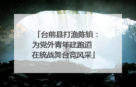 台前县打渔陈镇：为党外青年建跑道 在统战舞台竞风采