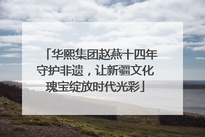 华熙集团赵燕十四年守护非遗，让新疆文化瑰宝绽放时代光彩