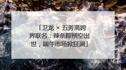 卫龙 × 五芳斋跨界联名：辣条粽横空出世，端午市场掀狂澜