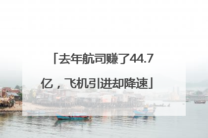 去年航司赚了44.7亿，飞机引进却降速