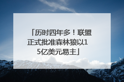 历时四年多！联盟正式批准森林狼以15亿美元易主