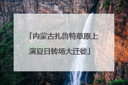 内蒙古扎鲁特草原上演夏日转场大迁徙