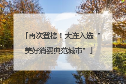 再次登榜！大连入选“美好消费典范城市”