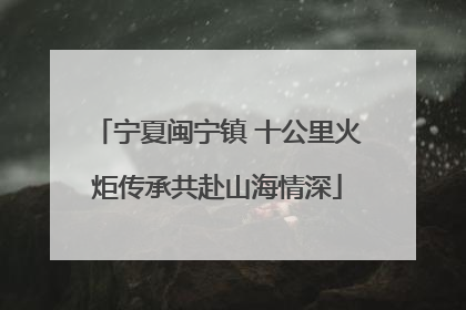 宁夏闽宁镇 十公里火炬传承共赴山海情深