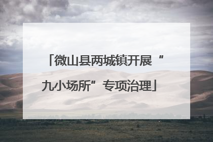 微山县两城镇开展“九小场所”专项治理