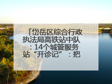岱岳区综合行政执法局高铁站中队：14个城管服务站“开诊记”：把脉社区疑难杂症开出治理良方