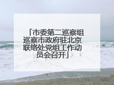 市委第二巡察组巡察市政府驻北京联络处党组工作动员会召开