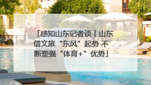 感知山东记者谈丨山东借文旅“东风”起势 不断塑强“体育+”优势
