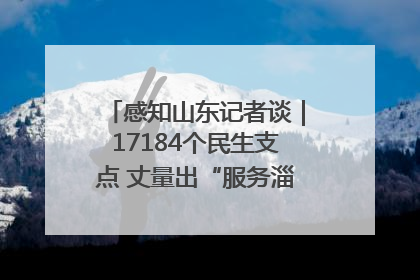 感知山东记者谈｜17184个民生支点 丈量出“服务淄博”的文明温度