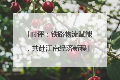 时评：铁路物流赋能，共赴江南经济新程