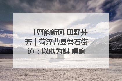 曹韵新风 田野芬芳｜菏泽曹县磐石街道：以歌为媒 唱响乡土“新歌声”