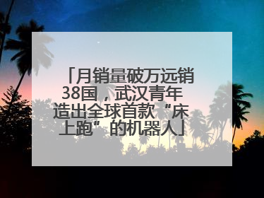 月销量破万远销38国，武汉青年造出全球首款“床上跑”的机器人