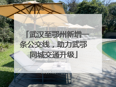 武汉至鄂州新增一条公交线，助力武鄂同城交通升级