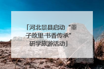 河北景县启动“董子故里·书香传承”研学旅游活动