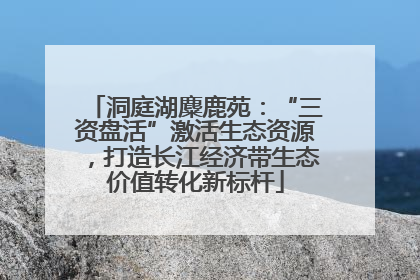 洞庭湖麋鹿苑：“三资盘活”激活生态资源，打造长江经济带生态价值转化新标杆