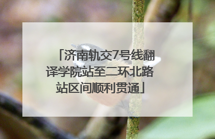 济南轨交7号线翻译学院站至二环北路站区间顺利贯通