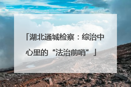 湖北通城检察：综治中心里的“法治前哨”