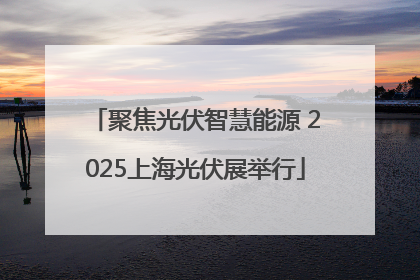 聚焦光伏智慧能源 2025上海光伏展举行