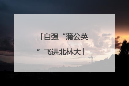 自强“蒲公英”飞进北林大