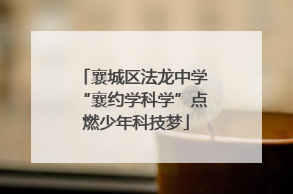 襄城区法龙中学“襄约学科学”点燃少年科技梦