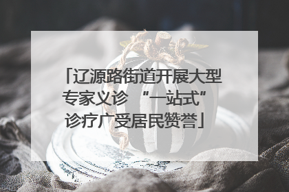 辽源路街道开展大型专家义诊 “一站式”诊疗广受居民赞誉