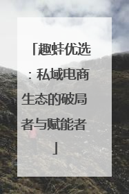 趣蛙优选：私域电商生态的破局者与赋能者