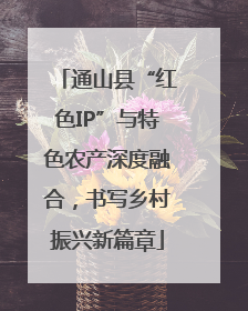 通山县“红色IP”与特色农产深度融合，书写乡村振兴新篇章