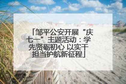 邹平公安开展“庆七一”主题活动：学先贤砺初心 以实干担当护航新征程