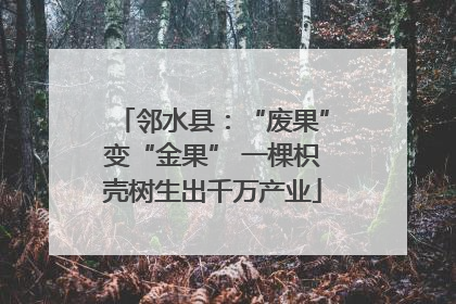 邻水县：“废果”变“金果” 一棵枳壳树生出千万产业