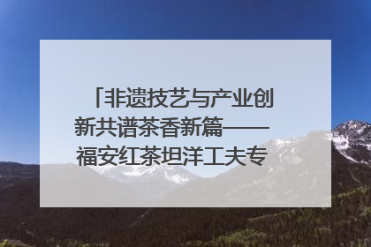 非遗技艺与产业创新共谱茶香新篇——福安红茶坦洋工夫专场推介会在京举办
