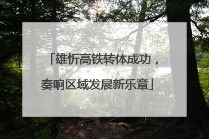 雄忻高铁转体成功，奏响区域发展新乐章