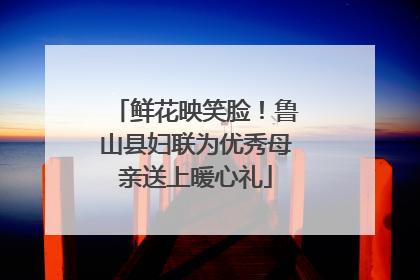 鲜花映笑脸！鲁山县妇联为优秀母亲送上暖心礼